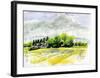 Fresh Breeze and Summer Arrives in the Plateau-Kenji Fujimura-Framed Art Print