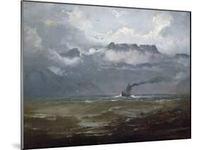 Fresh breeze in Bind Valley, 1848-Peder Balke-Mounted Giclee Print