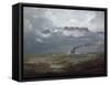 Fresh breeze in Bind Valley, 1848-Peder Balke-Framed Stretched Canvas