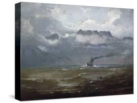 Fresh breeze in Bind Valley, 1848-Peder Balke-Stretched Canvas