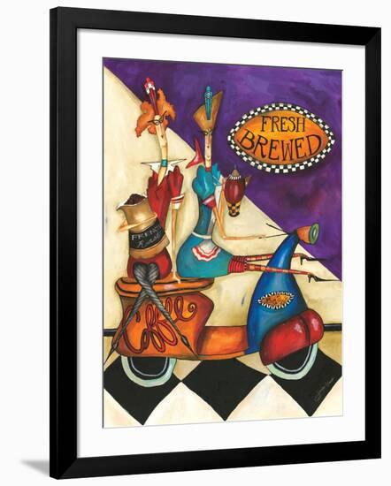 Fresh Brewed Coffee-Jennifer Garant-Framed Giclee Print