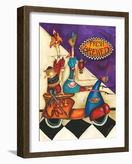 Fresh Brewed Coffee-Jennifer Garant-Framed Giclee Print