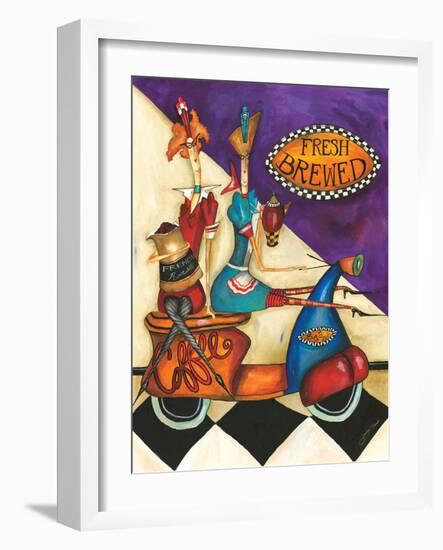 Fresh Brewed Coffee-Jennifer Garant-Framed Giclee Print