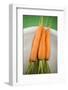 Fresh Carrots in White Bowl (Overhead View)-Foodcollection-Framed Photographic Print