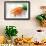 Fresh Carrots on Wooden Background-Kesu01-Framed Photographic Print displayed on a wall