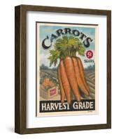 Fresh Carrots-K. Tobin-Framed Art Print