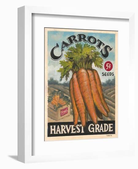 Fresh Carrots-K. Tobin-Framed Art Print