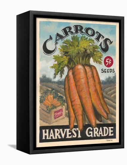 Fresh Carrots-K. Tobin-Framed Stretched Canvas