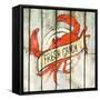 Fresh Catch Square-null-Framed Stretched Canvas