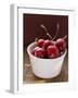 Fresh Cherries in Dish-Eising Studio - Food Photo and Video-Framed Photographic Print