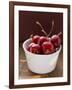 Fresh Cherries in Dish-Eising Studio - Food Photo and Video-Framed Photographic Print