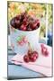 Fresh Cherries on a Garden Table-Eising Studio - Food Photo and Video-Mounted Photographic Print