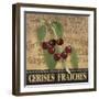 Fresh Cherries-Abby White-Framed Art Print