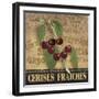 Fresh Cherries-Abby White-Framed Art Print