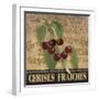 Fresh Cherries-Abby White-Framed Art Print