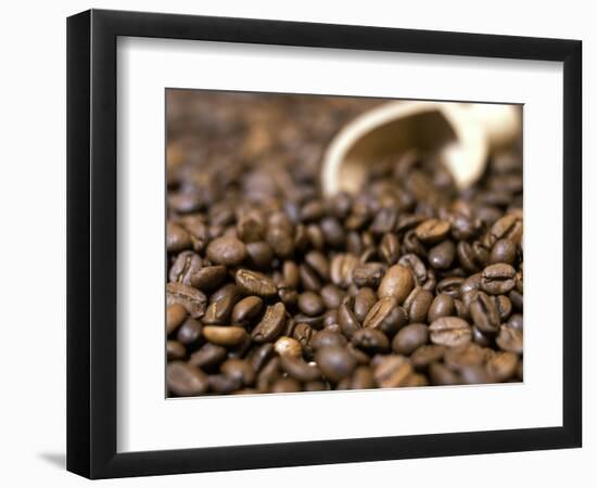 Fresh Coffee Beans Out of the Bag-Steven Morris-Framed Photographic Print