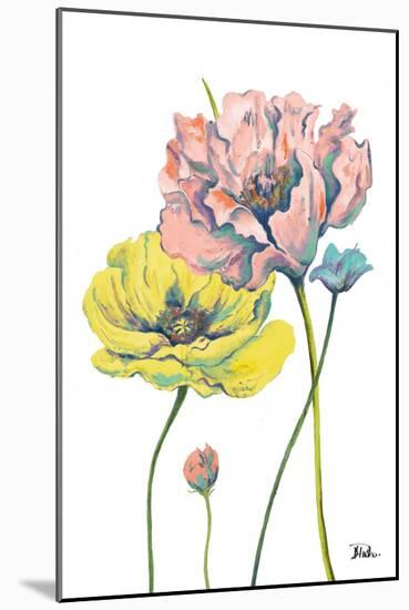 Fresh Colored Poppies I-Patricia Pinto-Mounted Art Print