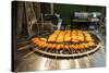 Fresh Cooked Food at the Shilin Night Market, Taipei, Taiwan, Asia-Michael Runkel-Stretched Canvas