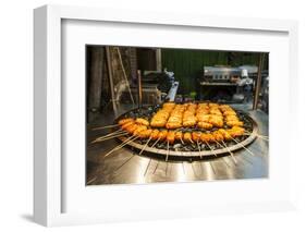 Fresh Cooked Food at the Shilin Night Market, Taipei, Taiwan, Asia-Michael Runkel-Framed Photographic Print