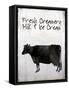 Fresh Creamery Milk & Ice Cream-Tina Lavoie-Framed Stretched Canvas