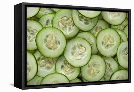 Fresh Cucumbers-Steve Gadomski-Framed Stretched Canvas