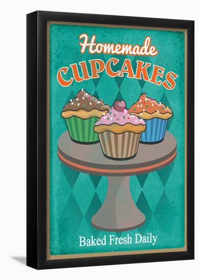 Fresh Cupcakes-null-Framed Poster