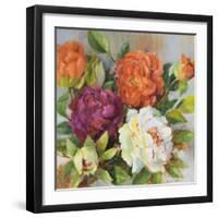 Fresh Cut Peonies-Lanie Loreth-Framed Art Print