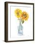 Fresh Cut Sunflowers I-Danhui Nai-Framed Art Print