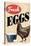 Fresh Eggs Chicken Hen-null-Stretched Canvas