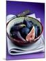 Fresh Figs in a China Bowl on a Cloth, Knife-Peter Howard Smith-Mounted Photographic Print