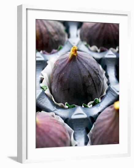 Fresh Figs in Paper Cases in Cardboard Packaging-Herbert Lehmann-Framed Photographic Print