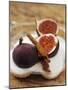 Fresh Figs, Sugar and Cinnamon Stick-Eising Studio - Food Photo and Video-Mounted Photographic Print