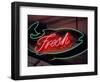 Fresh Fish Sign at Pike Place Market, Seattle, Washington, USA-Merrill Images-Framed Photographic Print