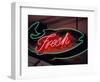 Fresh Fish Sign at Pike Place Market, Seattle, Washington, USA-Merrill Images-Framed Photographic Print