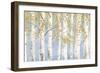 Fresh Forest Light Blue Gold-James Wiens-Framed Art Print