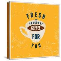 Fresh Fragrant Coffee-ZOO BY-Stretched Canvas