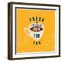 Fresh Fragrant Coffee-ZOO BY-Framed Art Print