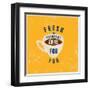 Fresh Fragrant Coffee-ZOO BY-Framed Art Print