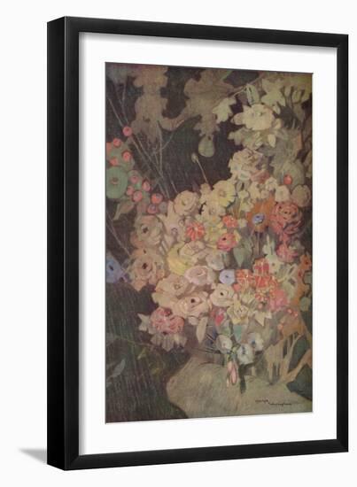 'Fresh from the Florist', c20th century-George Sheringham-Framed Giclee Print