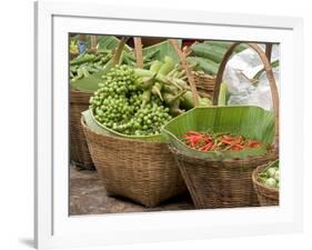 Fresh Fruit and Vegetable Market, Khon Kaen, Isan, Thailand-Gavriel Jecan-Framed Photographic Print