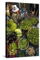 Fresh Fruit and Vegetables at Food Market, Phnom Penh, Cambodia, Indochina, Southeast Asia, Asia-Ben Pipe-Stretched Canvas