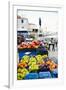 Fresh Fruit Stalls and Statue of Ivan Gundulic-Matthew Williams-Ellis-Framed Photographic Print