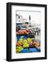 Fresh Fruit Stalls and Statue of Ivan Gundulic-Matthew Williams-Ellis-Framed Photographic Print