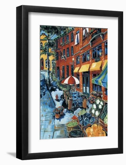 Fresh Fruits and Vegetables-Josée Miller-Framed Art Print