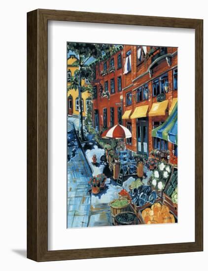 Fresh Fruits and Vegetables-Josée Miller-Framed Art Print