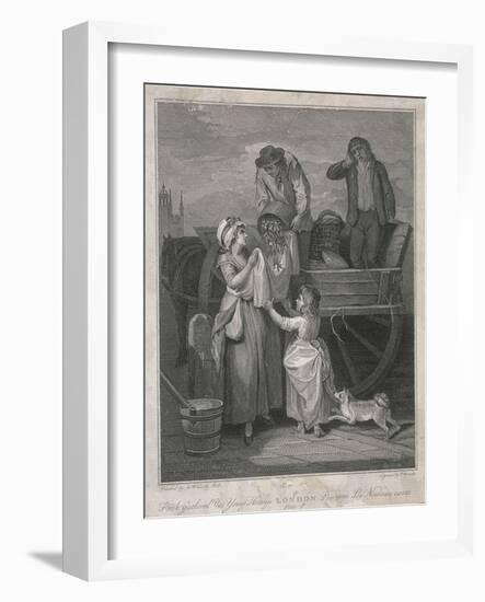 Fresh Gathered Peas Young Hostings, Cries of London, C1795-Pietro Bonato-Framed Giclee Print