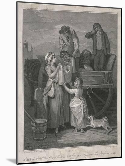 Fresh Gathered Peas Young Hostings, Cries of London, C1795-Pietro Bonato-Mounted Giclee Print