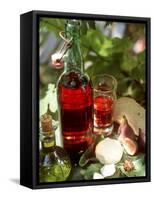 Fresh Goat's Cheese, Figs, Oil and Rose Wine from Provence-Jocelyn Demeurs-Framed Stretched Canvas