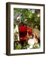 Fresh Goat's Cheese, Figs, Oil and Rose Wine from Provence-Jocelyn Demeurs-Framed Photographic Print