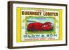 Fresh Guernsey Lobster-null-Framed Art Print